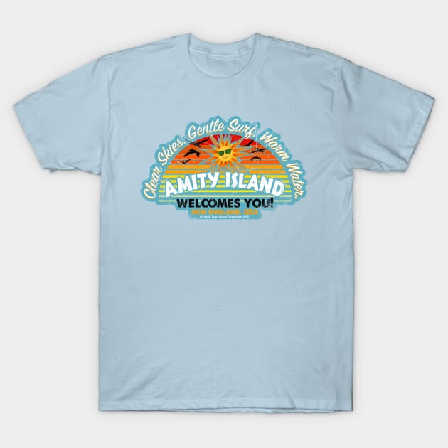 Amity Island T-Shirt by trev4000